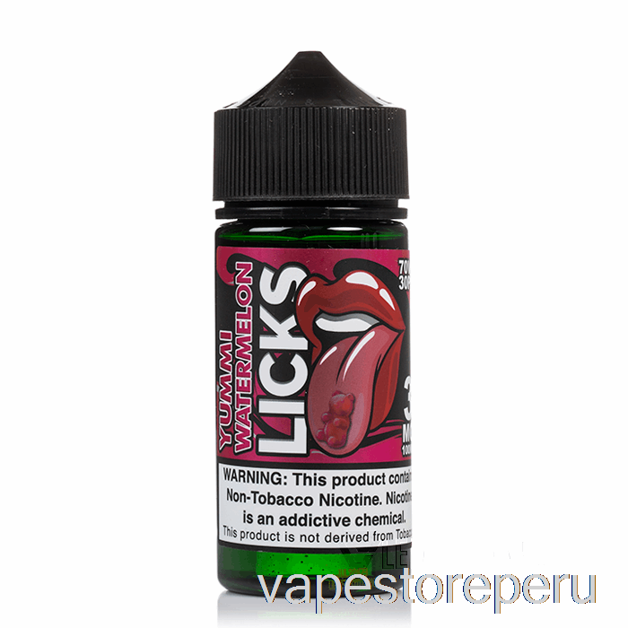Vape Sin Nicotina Peru Yummi Ponche De Sandía - Licks Roll Upz - 100ml 3mg